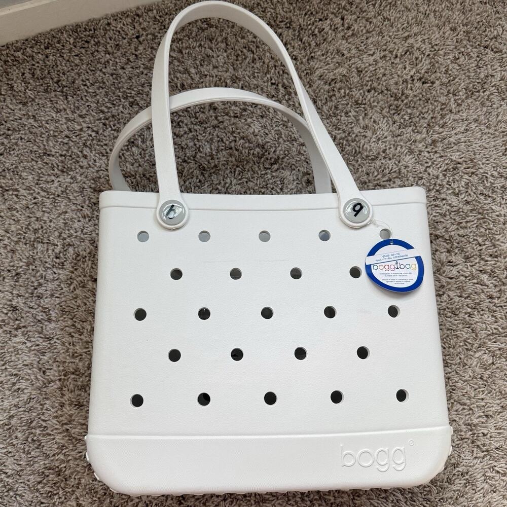 NWT Baby Bogg Bag Tote For Shore White Waterproof Beach Pool Bag New With Tags